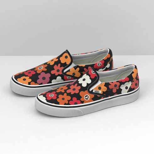 Vans Classic Slip-on (flower Black/multi)