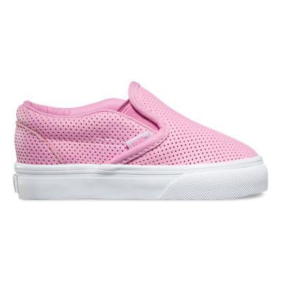 Vans Toddlers Perf Leather Slip-on (prism Pink)