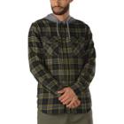 Vans Parkway Hooded Flannel Shirt (black)