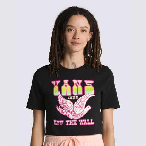 Vans Dove Crop Crew Sport Tee (black)