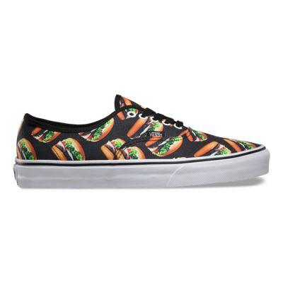 Vans Late Night Authentic (black/hamburgers)