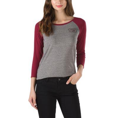 Vans Full Patch Raglan (grey Heather Tibetan Red)