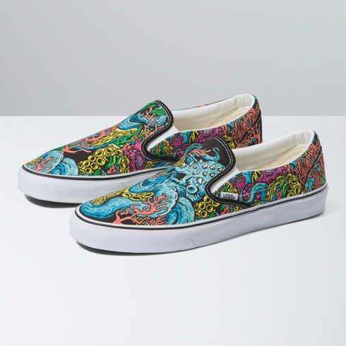 Vans Classic Slip-on (black/underwater)