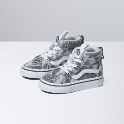 Vans Toddler Sk8-hi Zip (grey/purple)