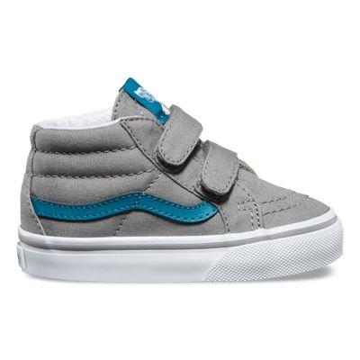 Vans Toddler Canvas Sk8-mid Reissue V (wild Dove/larkspur)