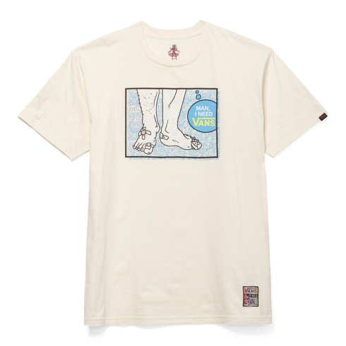 Vans X Stranger Things I Need Vans Reversible T-shirt (antique White)