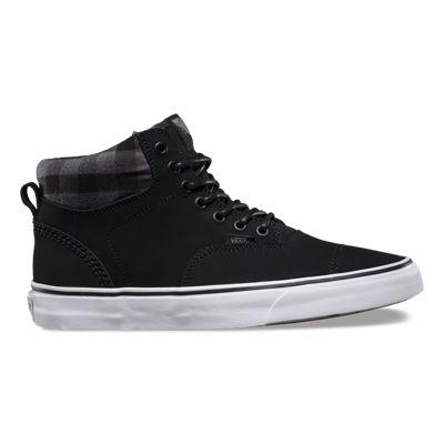 Vans Mens Shoes Skate Shoes Mens Shoes Mens Sandals Era Hi Mte (nubuck/black)