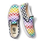 Vans Customs Rainbow Checker Slip-on (customs)