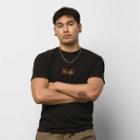 Vans Classic Easy Box T-shirt (black/true Red/golden Yellow)