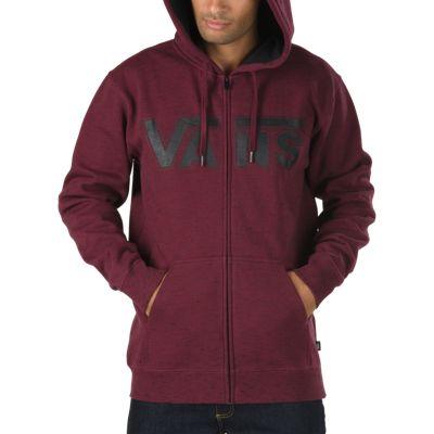 Vans Drop V Zip Hoodie (port Heather)