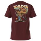 Vans Little Kids Treehouse T-shirt (burgundy)