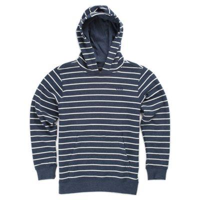 Vans Boys Core Basics Pullover Hoodie (dress Blues/marshmallow)