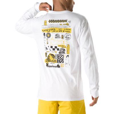 Vans Us Open Poster Tee Long Sleeve T-shirt (white)