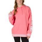 Vans Central Pullover Hoodie (strawberry Pink)