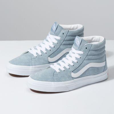 Vans Pig Suede Sk8-hi (blue Fog/true White)