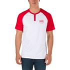 Vans Holder Street Henley T-shirt (bright White-racing Red)