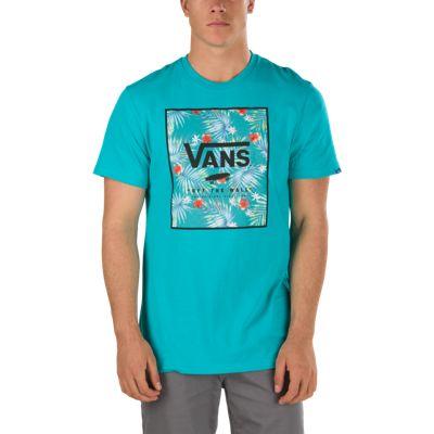 Vans Print Box T-shirt (teal-baltic Decay Palm)