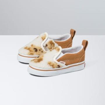 Vans Toddler Bear Hugs Slip-on V (brown/multi)