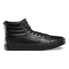 Vans Perf Leather Sk8-hi Slim Zip (black/black)