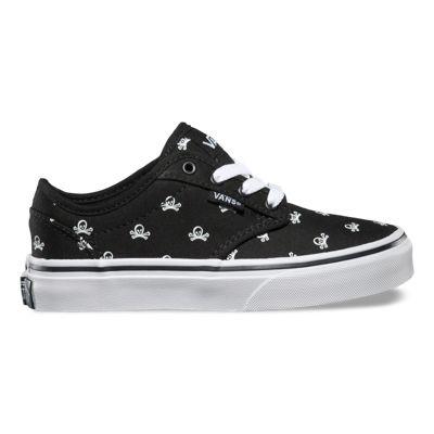 Vans Shoes Kids Atwood (skulls Black/white)