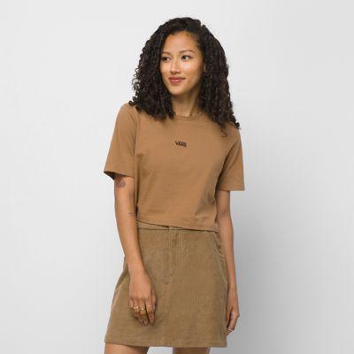 Vans Flying V Crop Crew Sport Tee (toasted Coconut)