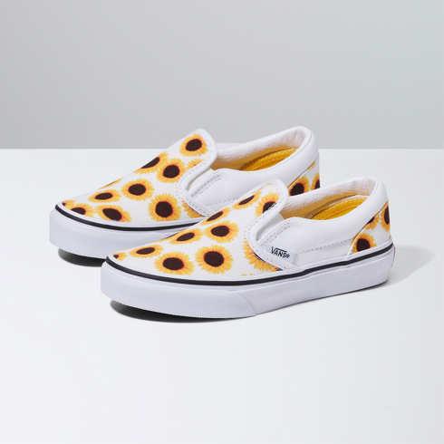Vans Kids Classic Slip-on (sunflower Yellow/true White)