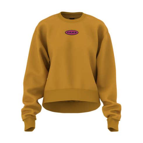 Vans X Curren X Knost Pullover Crew (golden Yellow)