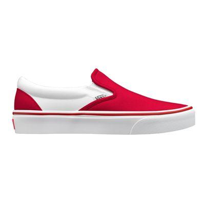 Vans Customs Slip-on (white/red)