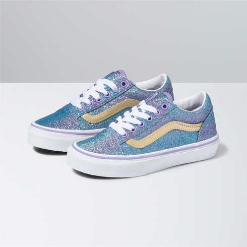 Vans Kids Ombre Glitter Old Skool (multi/gold)