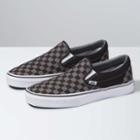 Vans Checkerboard Slip-on Shoe (black/pewter Check)