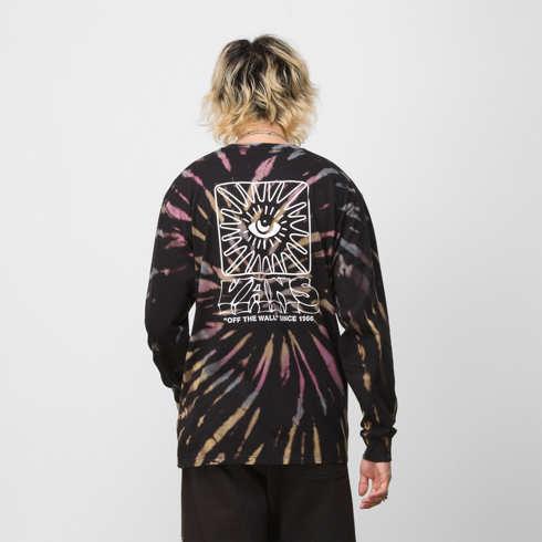 Vans All Seeing Space Dye Long Sleeve T-shirt (black)