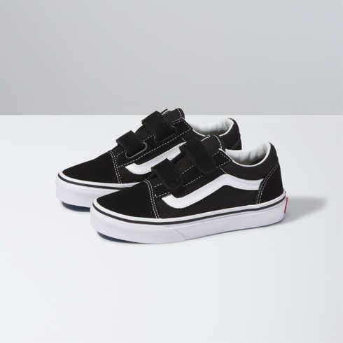 Vans Kids Old Skool V Shoe (black/true White)