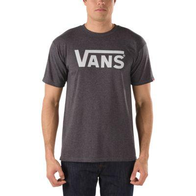 Vans Mens Shoes Skate Shoes Mens Shoes Mens Sandals Classic Tee (charcoal Heather)
