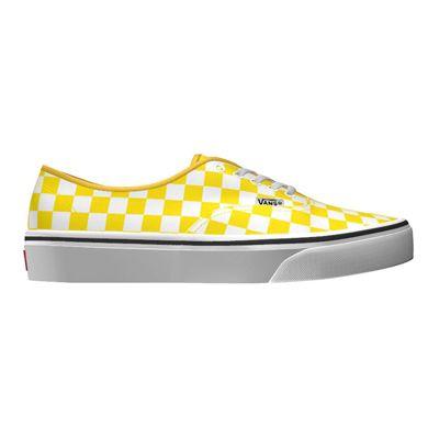 Vans Customs Authentic Color Theory Yellow Check (custom)