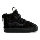 Vans Toddlers Velvet Sk8-hi Zip (black/black)