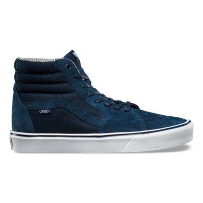 Vans Mens Shoes Skate Shoes Mens Shoes Mens Sandals Sk8-hi Lite (hemp Dress Blues)