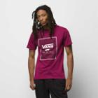 Vans Classic Print Box T-shirt (purple Potion/black)