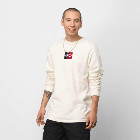 Vans Old Skool Classic Long Sleeve T-shirt (antique White)