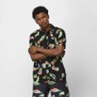 Vans Lucid Floral Buttondown Shirt (black)