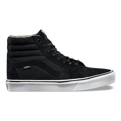 Vans Mens Shoes Skate Shoes Mens Shoes Mens Sandals Sk8-hi Lite (hemp Black/white)