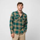 Vans Monterey Flannel Buttondown Shirt (botanical Garden/dirt)