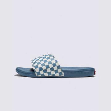 Vans Checkerboard La Costa Slide-on Sandal (captains Blue)