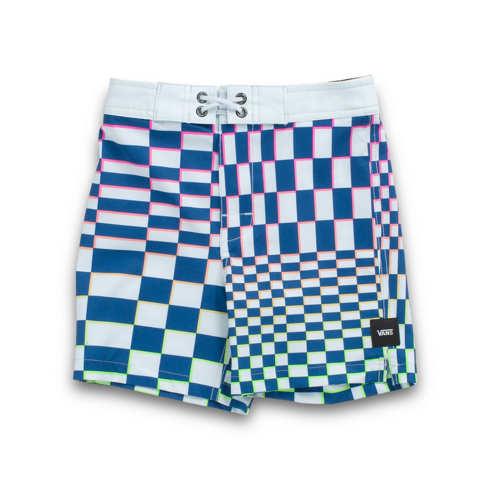 Vans Little Kids Skewed Checkerboard Boardshort (ballad Blue)