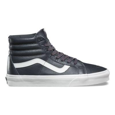Vans Leather Sk8-hi Reissue (asphalt/blanc De Blanc)