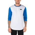Vans Cajon Long Sleeve T-shirt (white-imperial Blue)