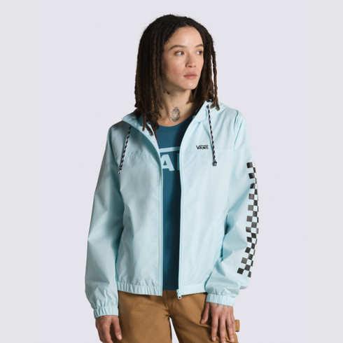 Vans Kastle Check Me Jacket (blue Glow)