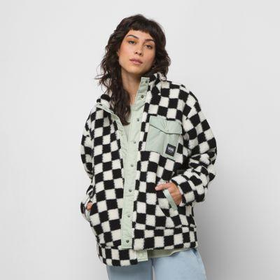 Vans Winterset Sherpa Checkerboard Jacket (desert Sage)