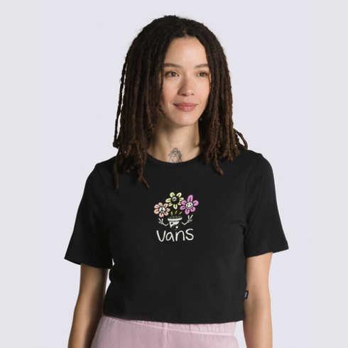 Vans Peace Pot Crop Tee (black)