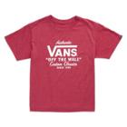 Vans Boys Holder Street Custom T-shirt (burgundy Heather)