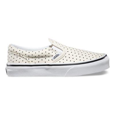 Vans Shoes Kids Micro Hearts Slip-on (classic White/black)